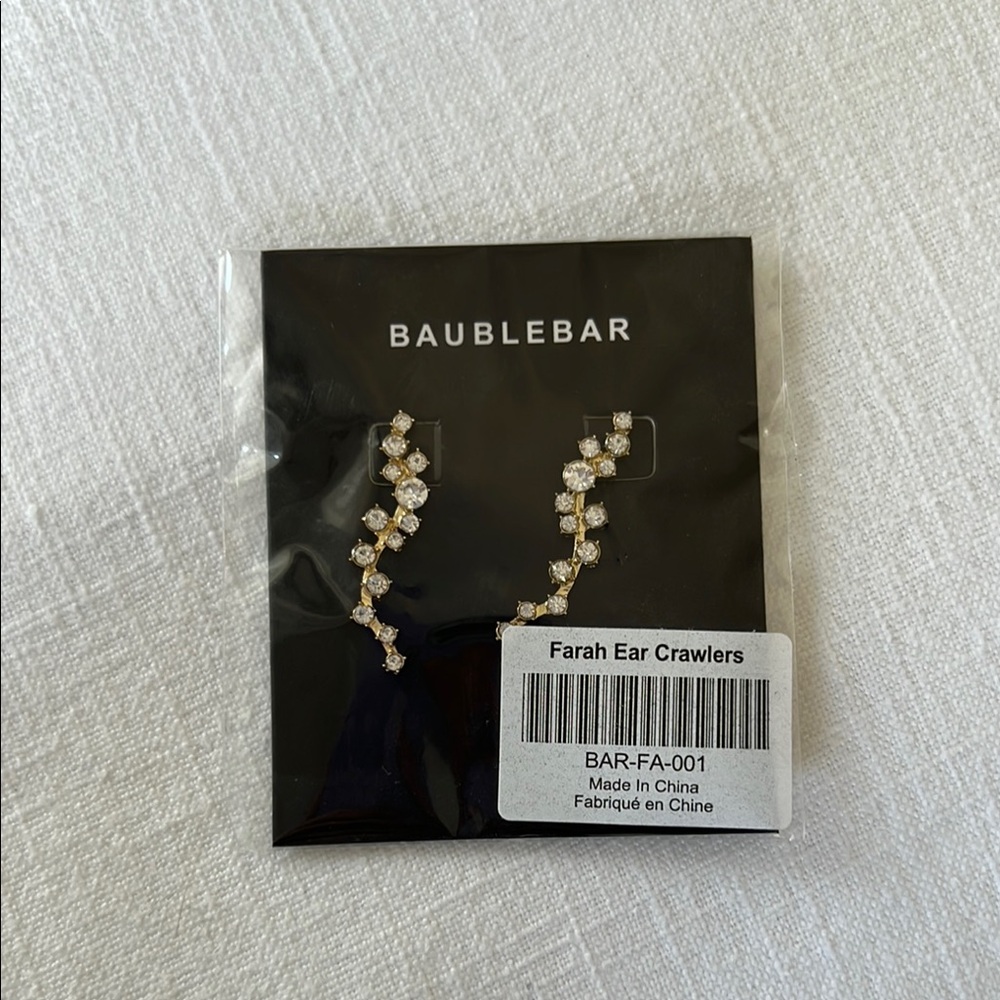 BaubleBar Gold Farah Ear Crawlers